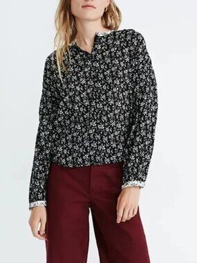 NWT Madewell Print-Mix Floral Meadow Shirt